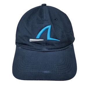 Port & Company Slideback Hat Blue One Size Adjustable Embroidered Cotton